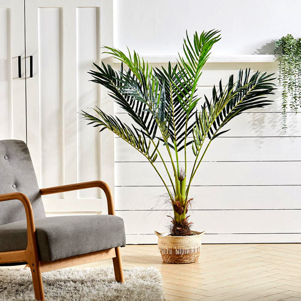 Hashtag Home 120cm Faux Foliage Plant in Pot Wayfair.co.uk